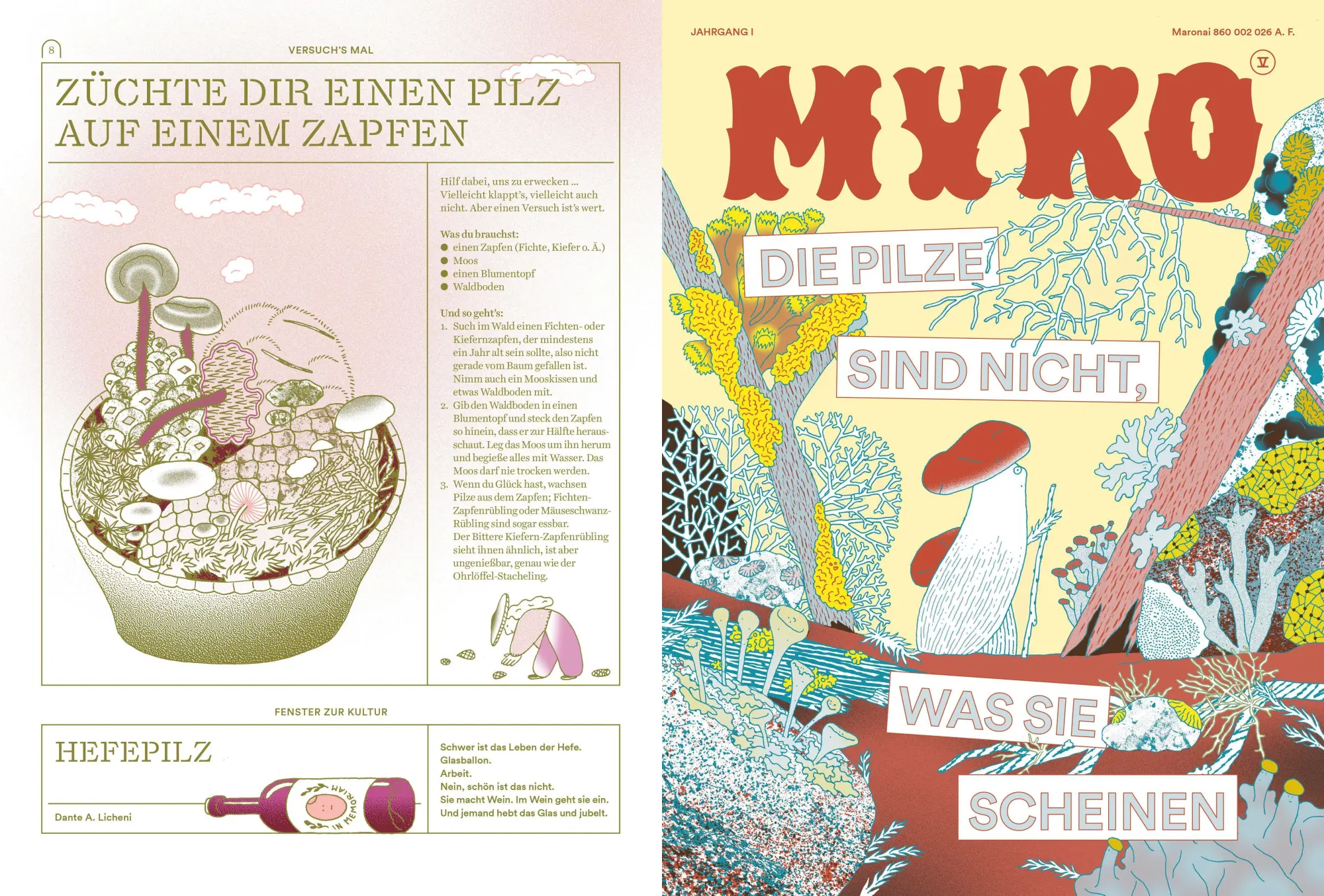 Bild: 9783947596256 | Myko | Wissenswertes aus der Welt der Pilze - Ausgabe I-X | Dvorak