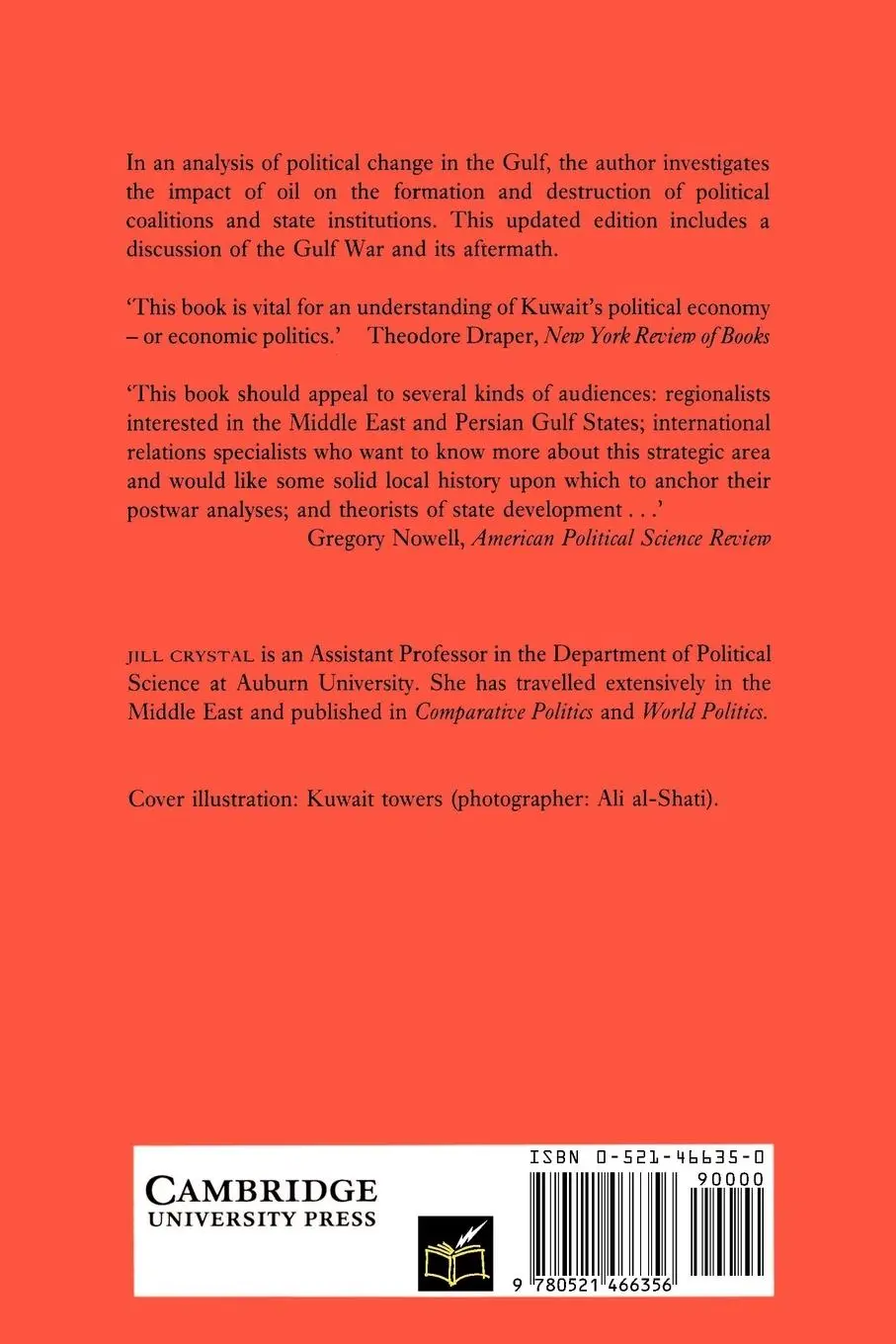 Rückseite: 9780521466356 | Oil and Politics in the Gulf | Jill Crystal | Taschenbuch | Englisch