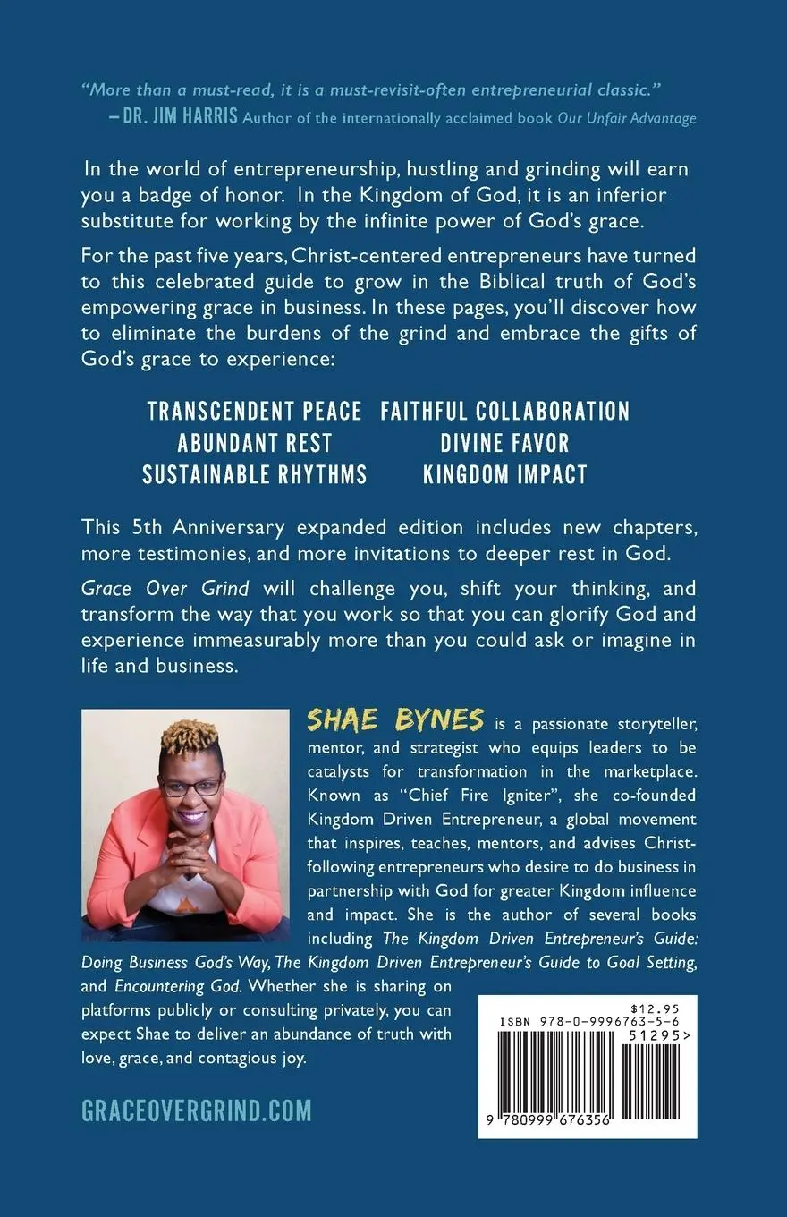 Rückseite: 9780999676356 | Grace Over Grind | Shae Bynes | Taschenbuch | Englisch | 2023