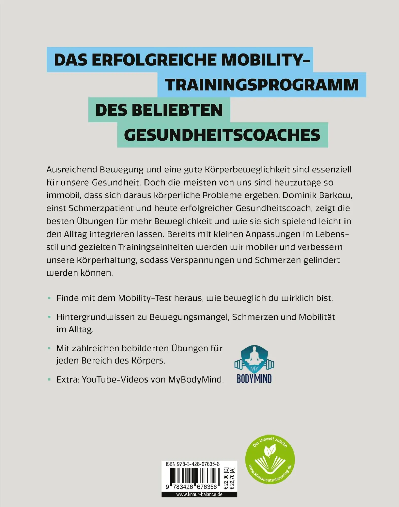 Rückseite: 9783426676356 | Unbeweglich war gestern | Dominik Barkow | Taschenbuch | 192 S. | 2023