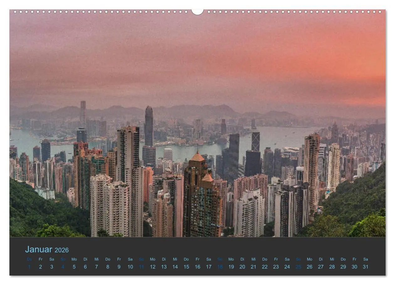 Bild: 9783457746356 | Hong Kong - Skylines (hochwertiger Premium Wandkalender 2026 DIN A2...