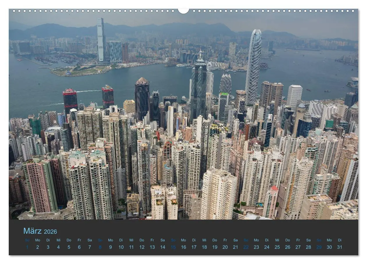 Bild: 9783457746356 | Hong Kong - Skylines (hochwertiger Premium Wandkalender 2026 DIN A2...