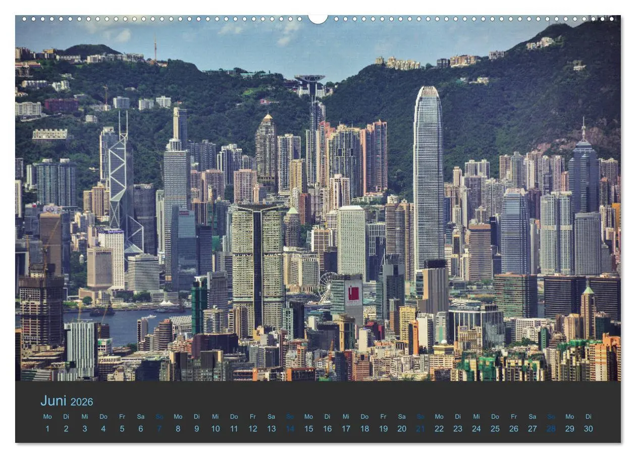 Bild: 9783457746356 | Hong Kong - Skylines (hochwertiger Premium Wandkalender 2026 DIN A2...