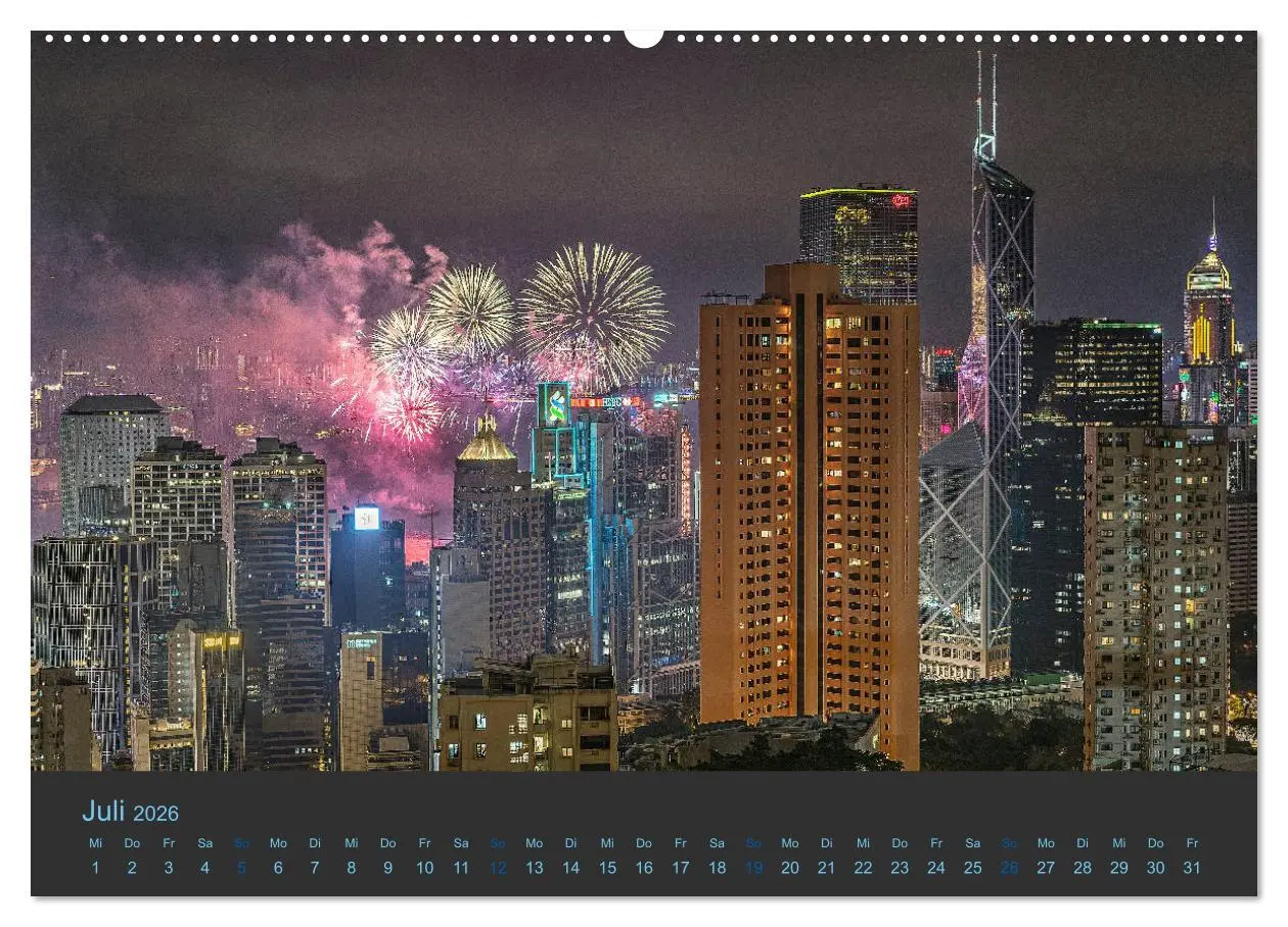 Bild: 9783457746356 | Hong Kong - Skylines (hochwertiger Premium Wandkalender 2026 DIN A2...