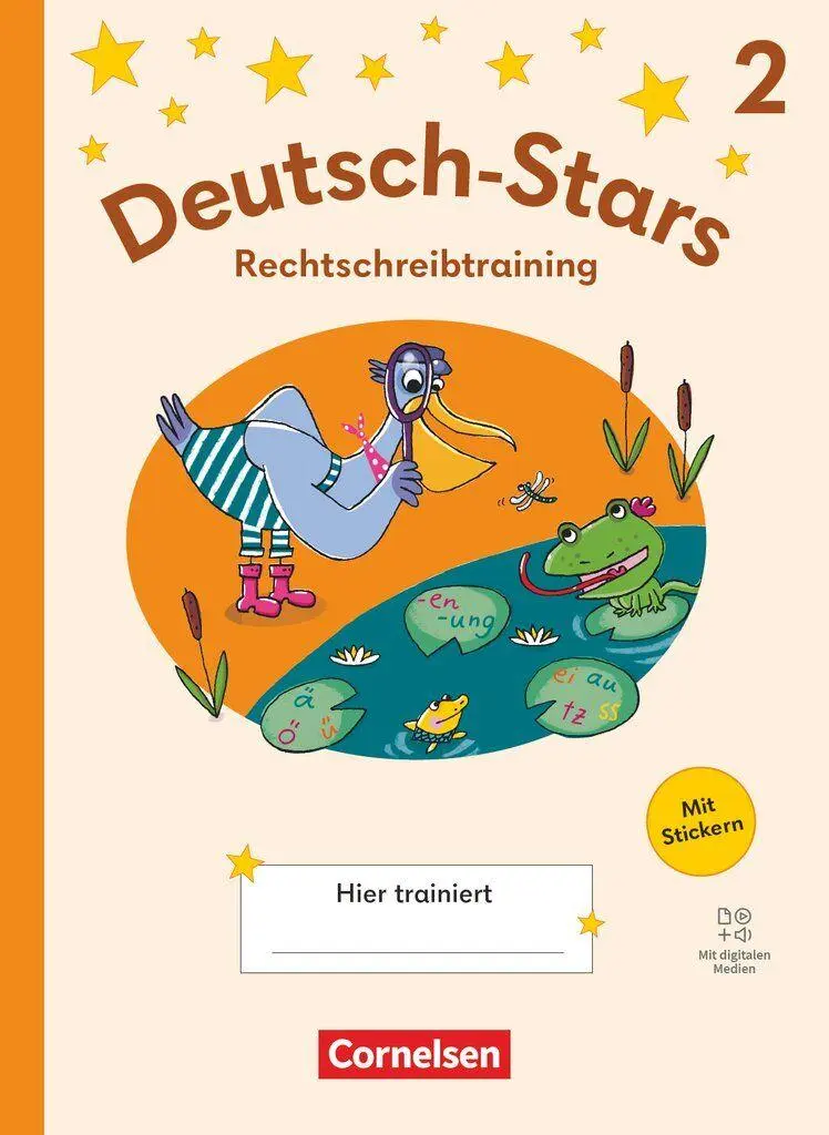 Cover: 9783464816356 | Deutsch-Stars 2. Schuljahr - Rechtschreibtraining Ausgabe ab 2025 -...