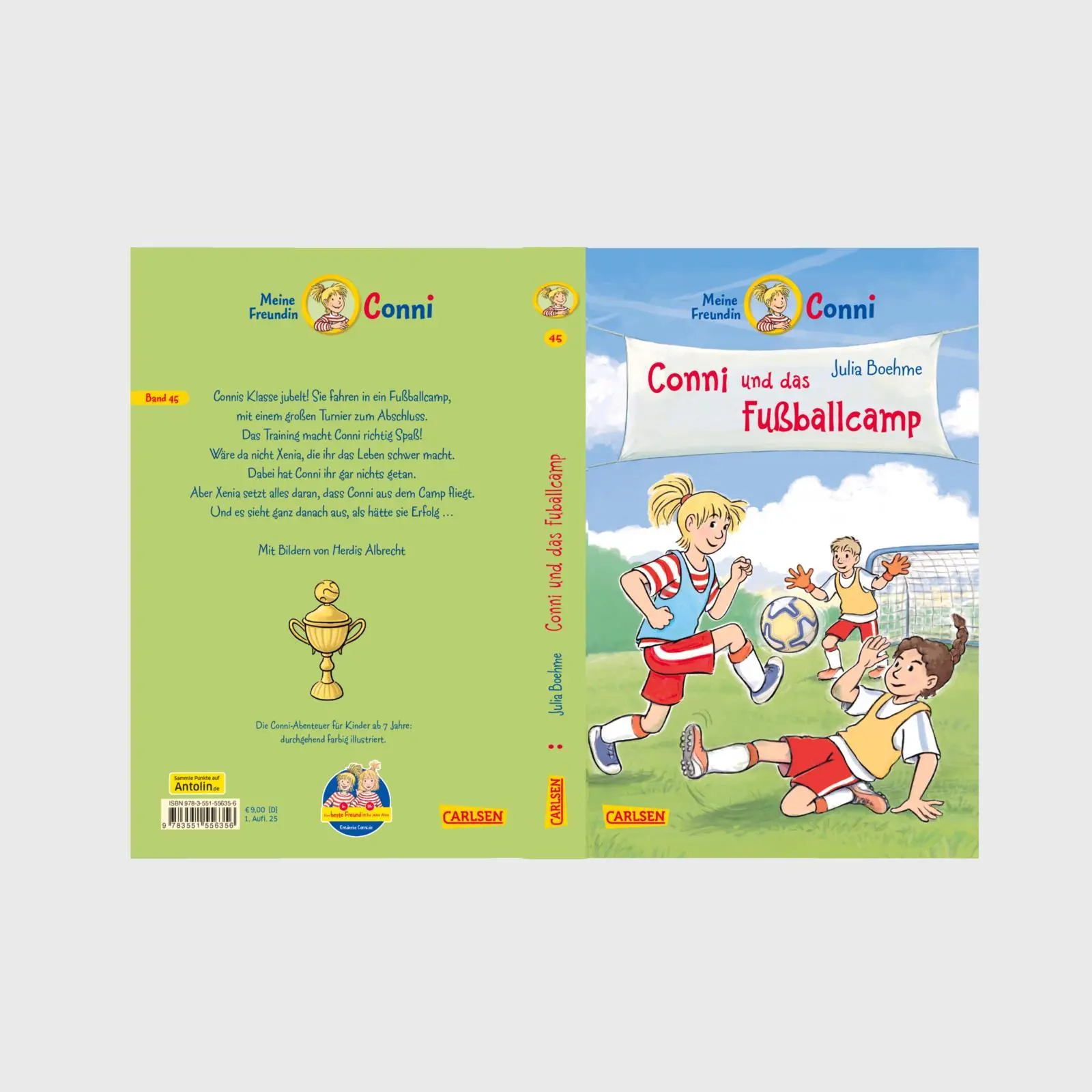 Bild: 9783551556356 | Conni Erzählbände 45: Conni und das Fußballcamp | Julia Boehme (u. a.)