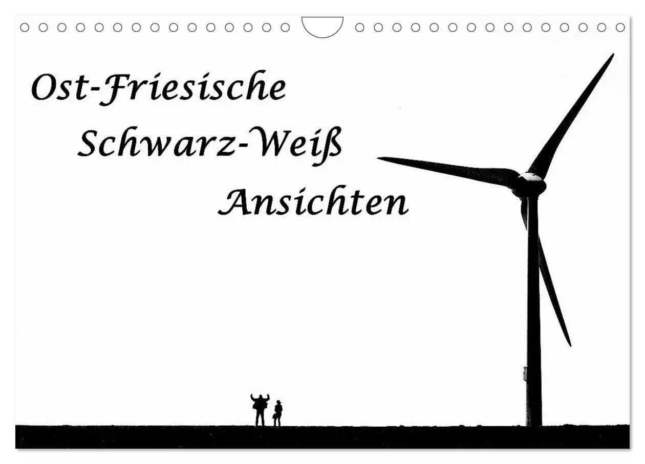 Cover: 9783457976456 | Ost-Friesische Schwarz-Weiß-Ansichten (Wandkalender 2026 DIN A4...