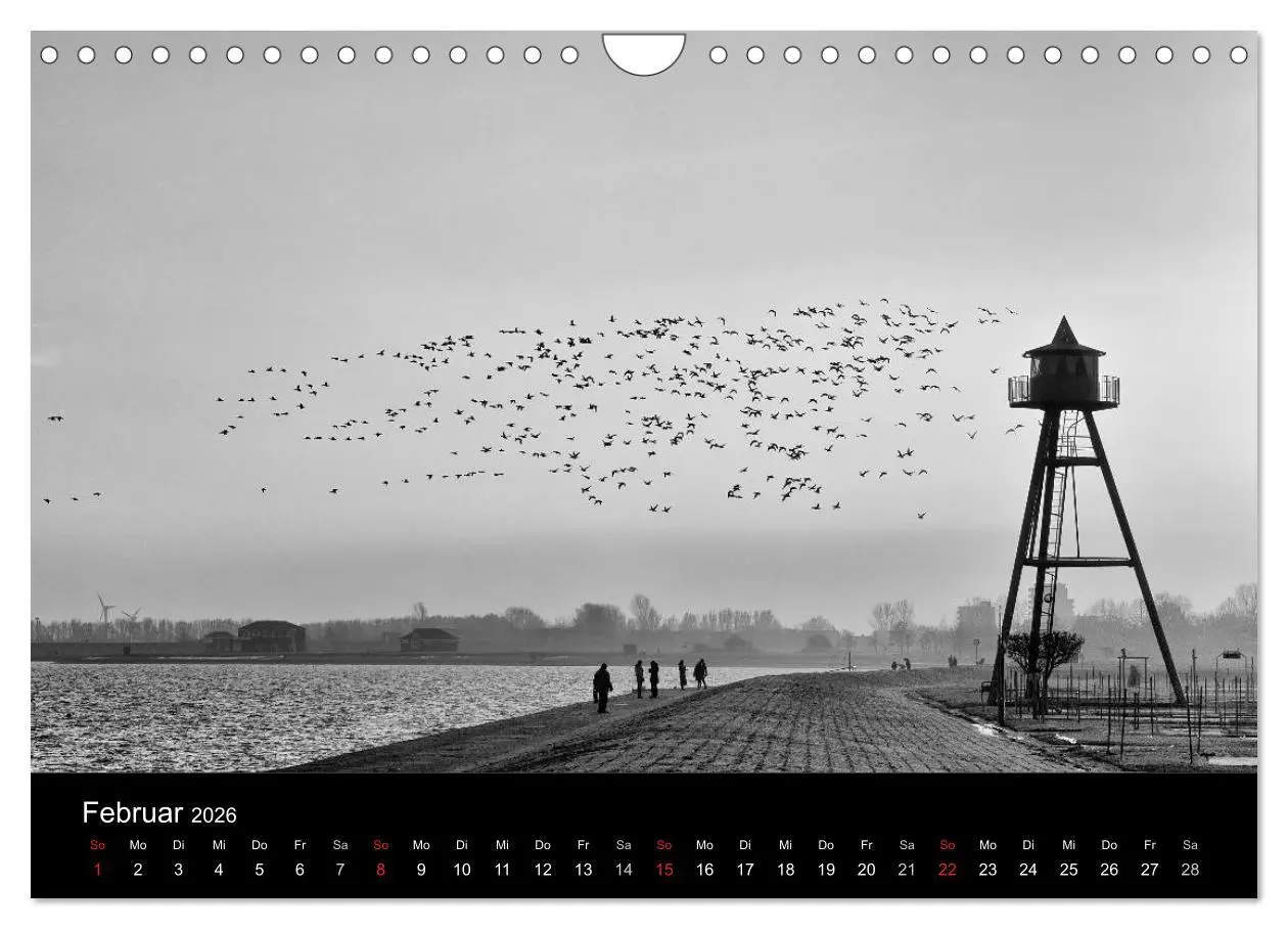 Bild: 9783457976456 | Ost-Friesische Schwarz-Weiß-Ansichten (Wandkalender 2026 DIN A4...