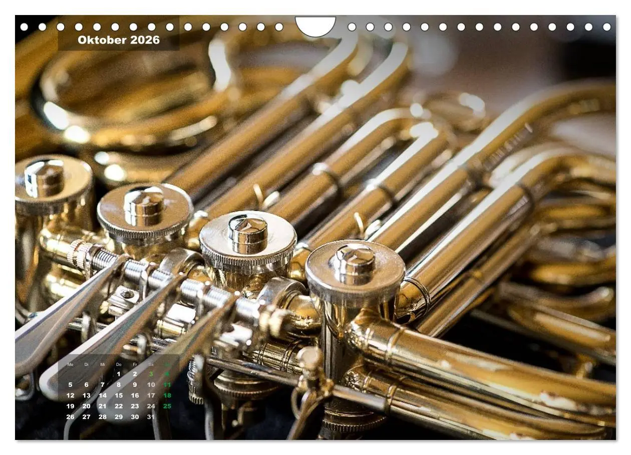 Bild: 9783516136456 | Das Horn, ein herrliches Instrument (Wandkalender 2026 DIN A4...