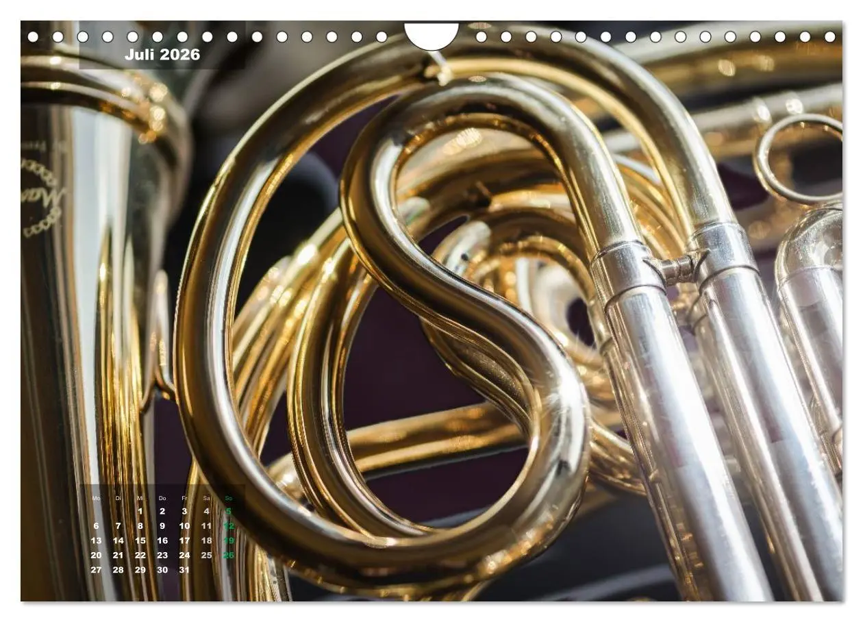 Bild: 9783516136456 | Das Horn, ein herrliches Instrument (Wandkalender 2026 DIN A4...