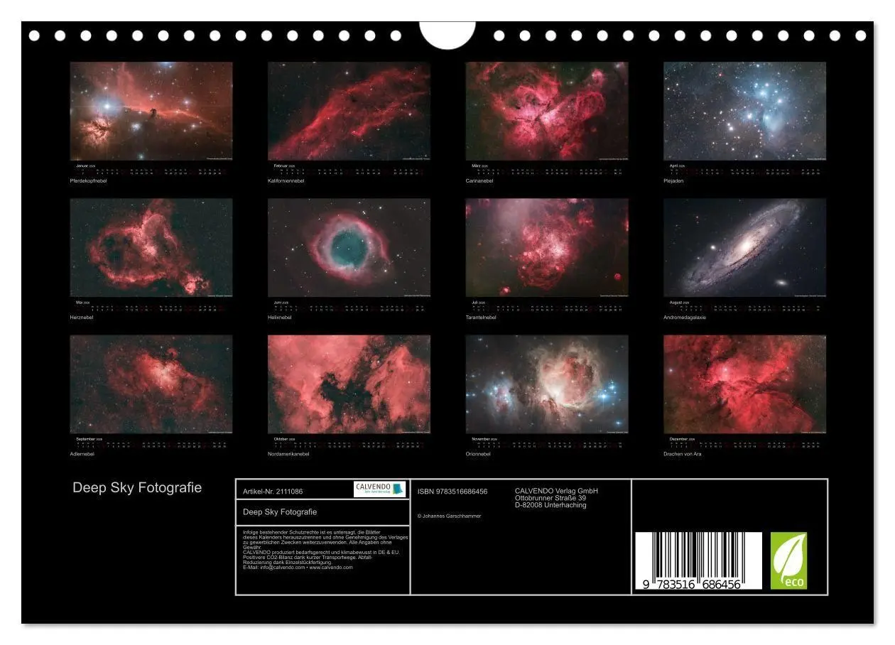 Bild: 9783516686456 | Deep Sky Fotografie (Wandkalender 2026 DIN A4 quer), CALVENDO...
