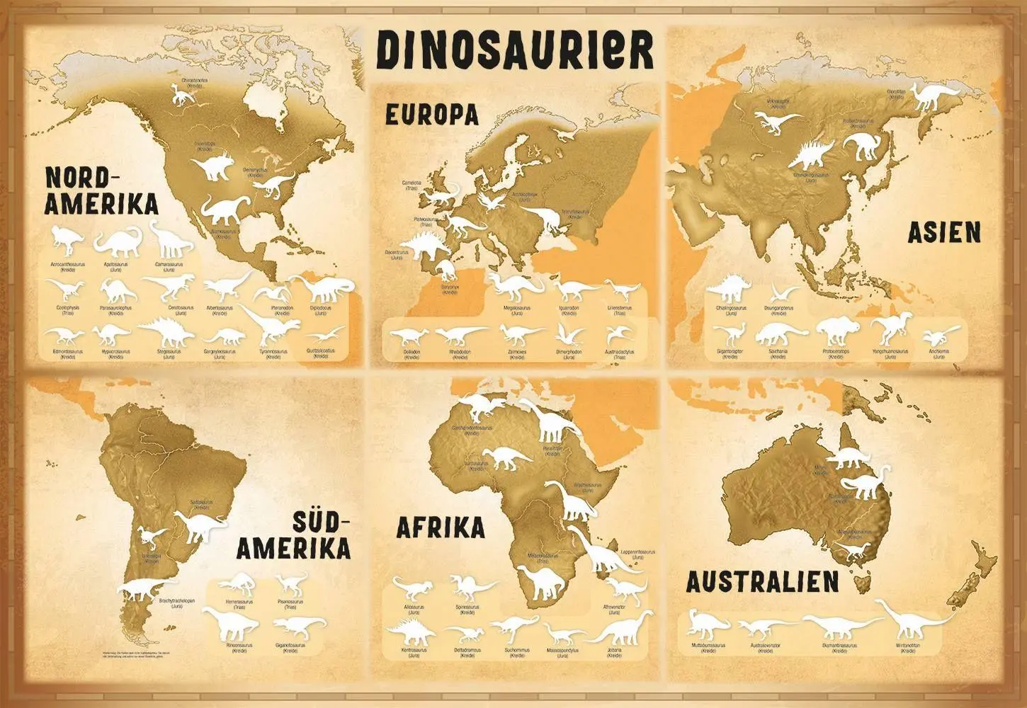 Bild: 9783833246456 | Glow-in-the-Dark Dinosaurier: Mein großer Stickeratlas | Stefanovic