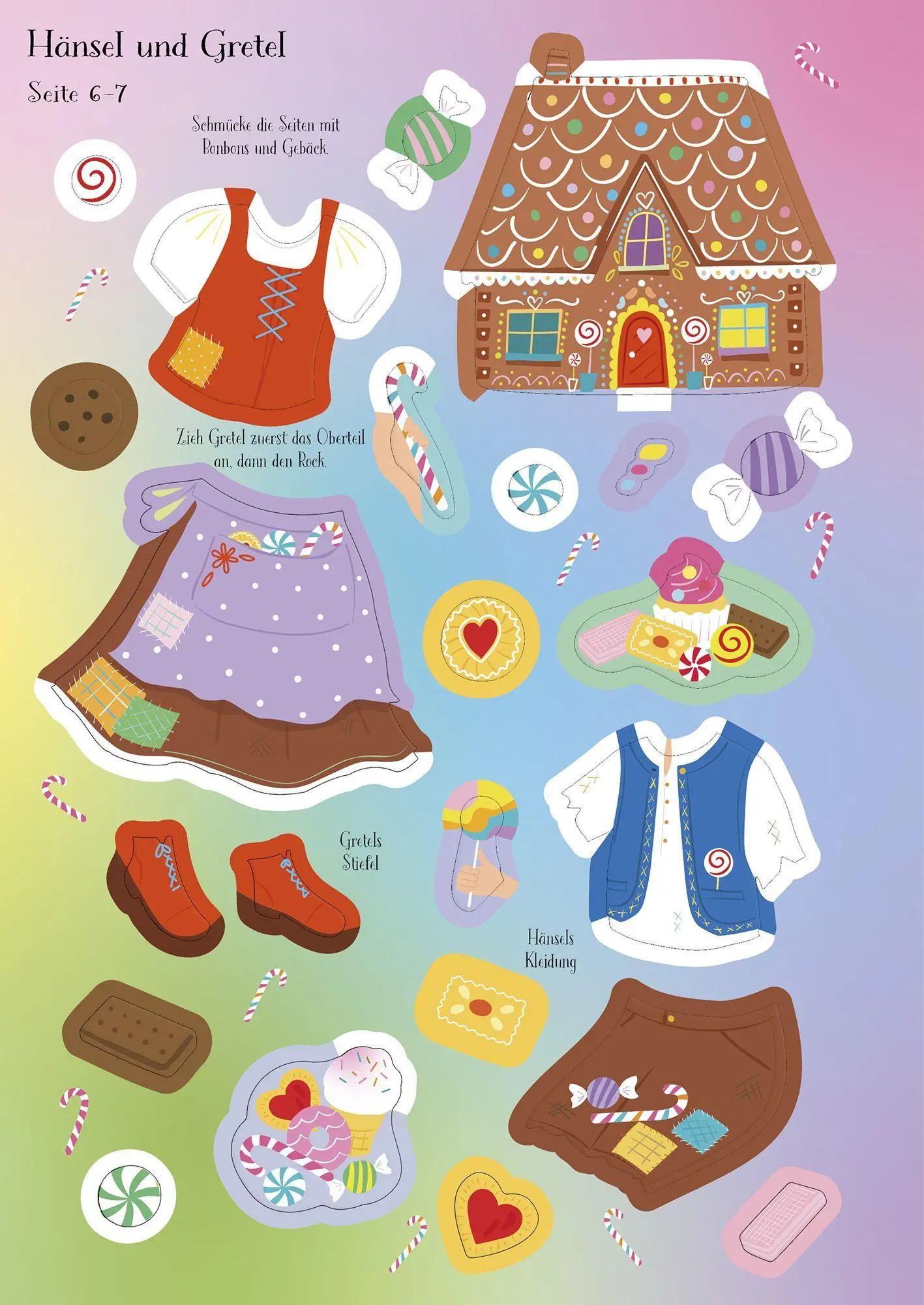 Bild: 9781035706556 | Mein erstes Anziehpuppen-Stickerbuch: Märchenfiguren | Fiona Watt
