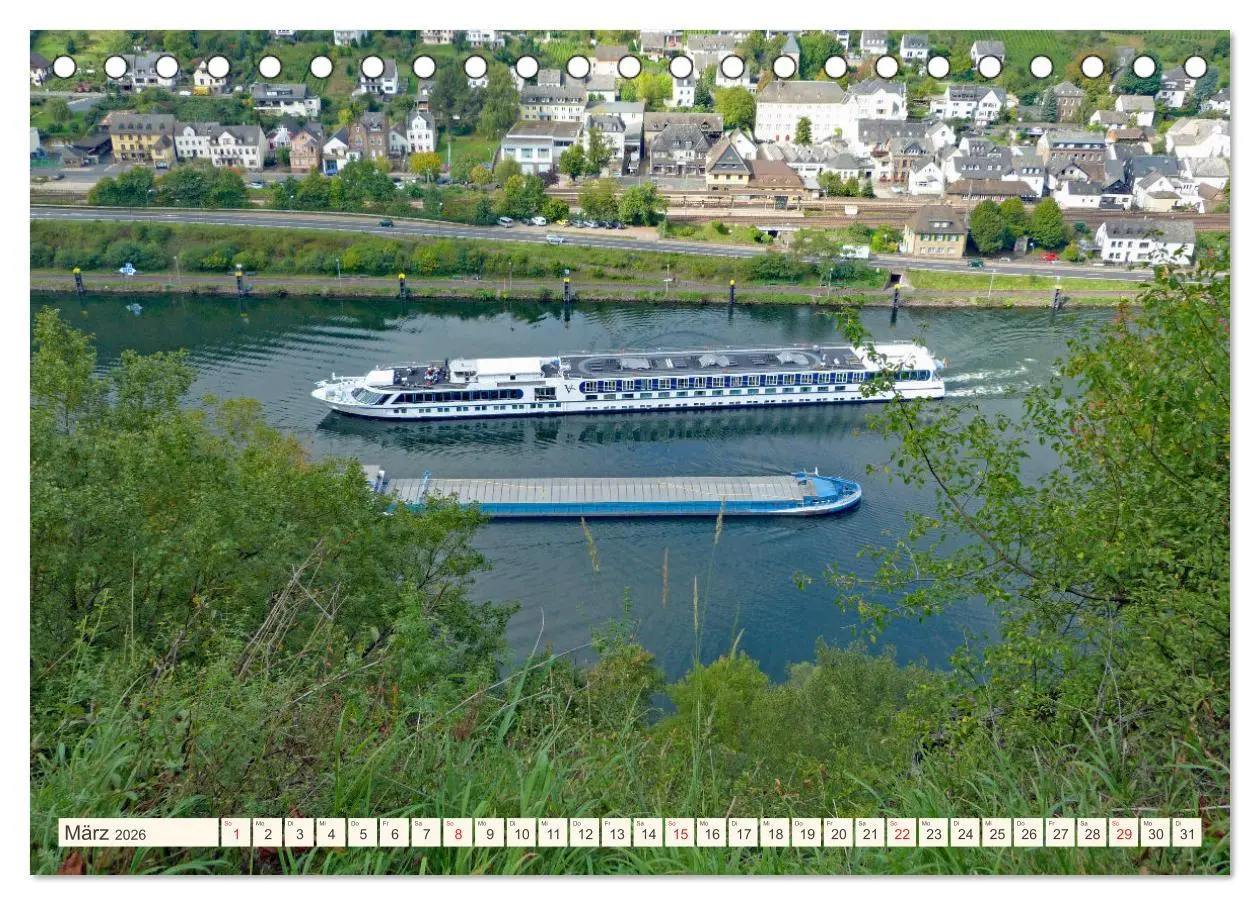 Bild: 9783457726556 | Ausflug an die Mosel (Tischkalender 2026 DIN A5 quer), CALVENDO...