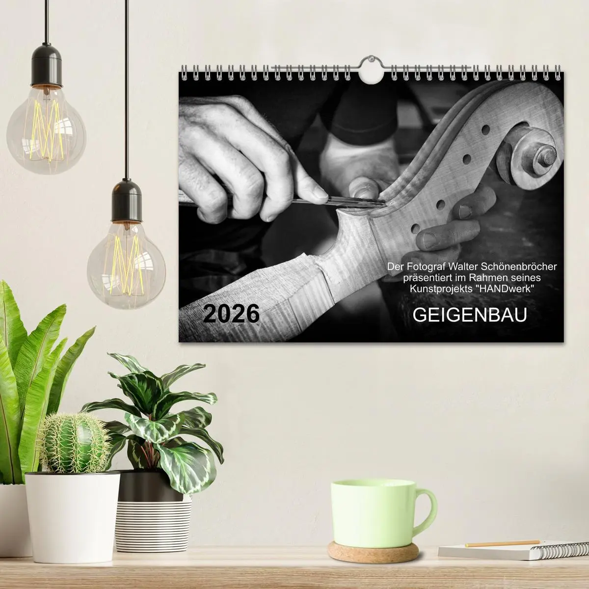Bild: 9783457896556 | Geigenbau (Wandkalender 2026 DIN A4 quer), CALVENDO Monatskalender