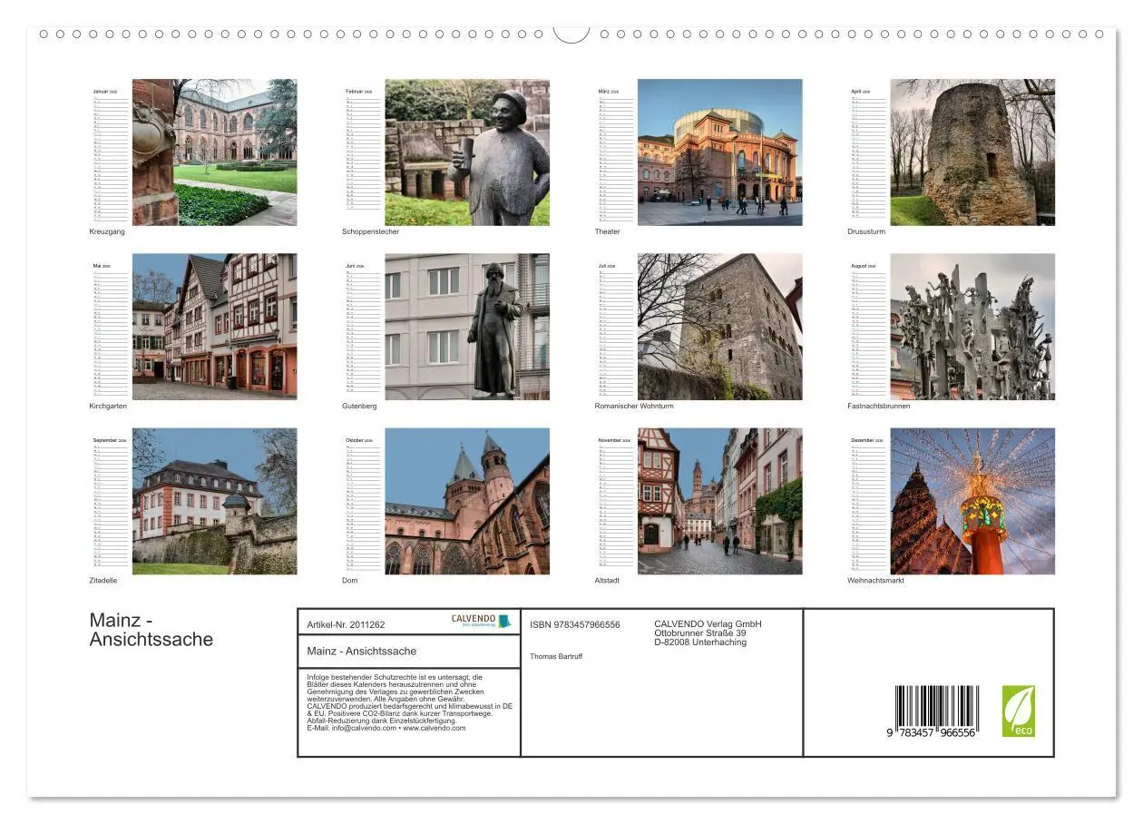 Bild: 9783457966556 | Mainz - Ansichtssache (hochwertiger Premium Wandkalender 2026 DIN...
