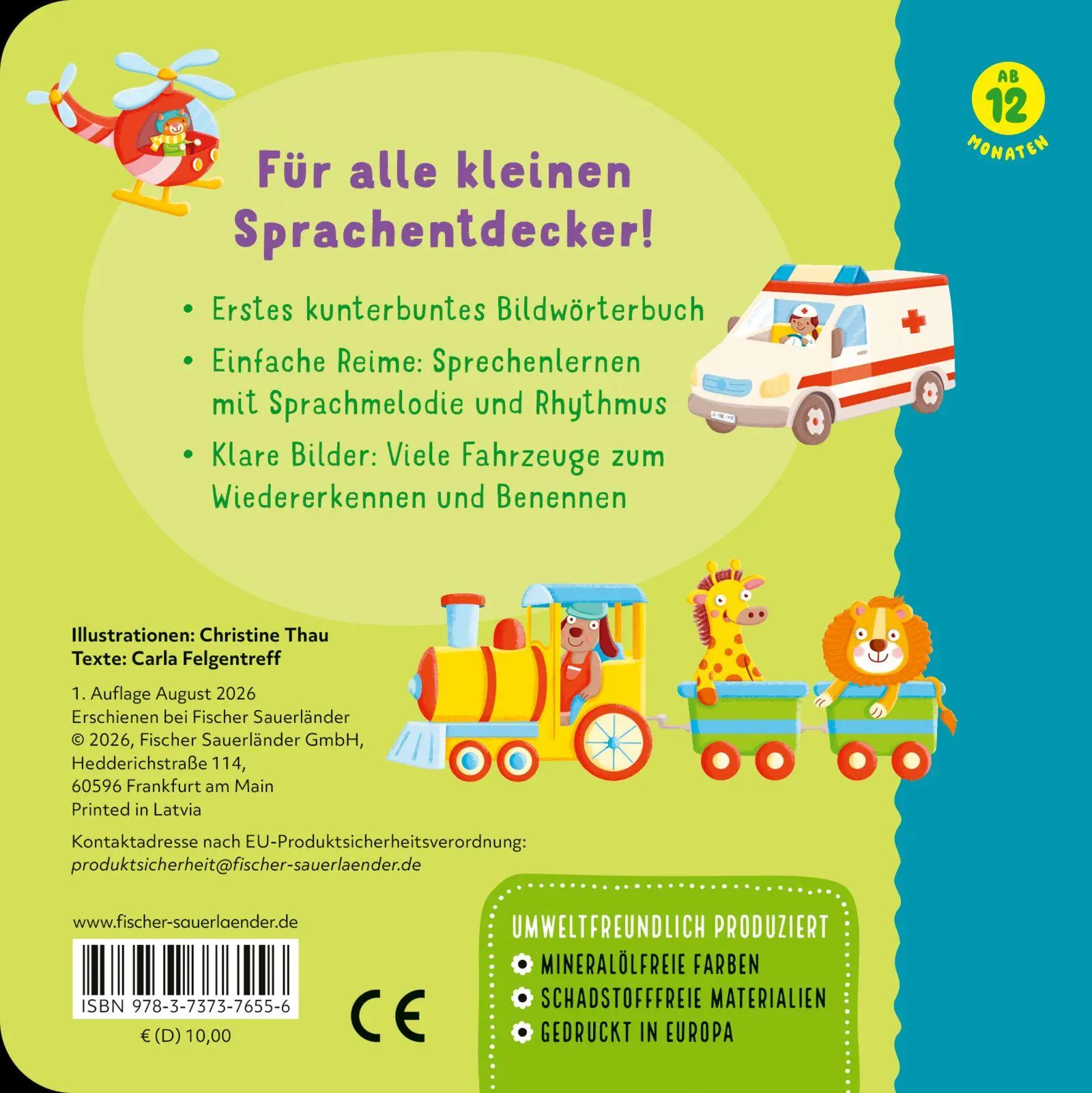 Bild: 9783737376556 | Kennst du das? Babys erstes Bildwörterbuch: Alle meine Fahrzeuge