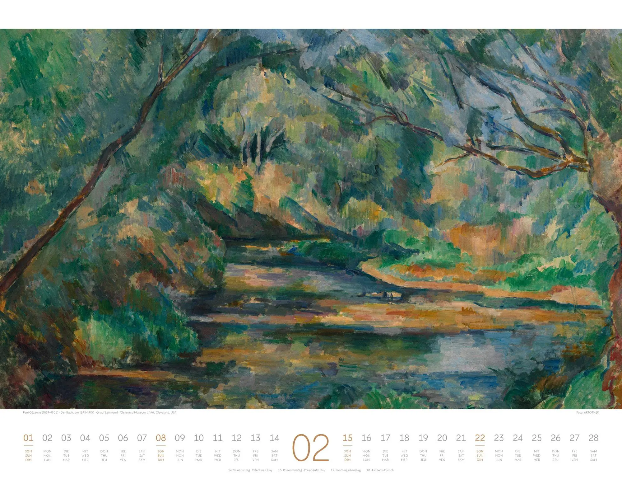 Bild: 9783838426556 | Kunstwerk Wald Kalender 2026 | Ackermann Kunstverlag GmbH | Kalender