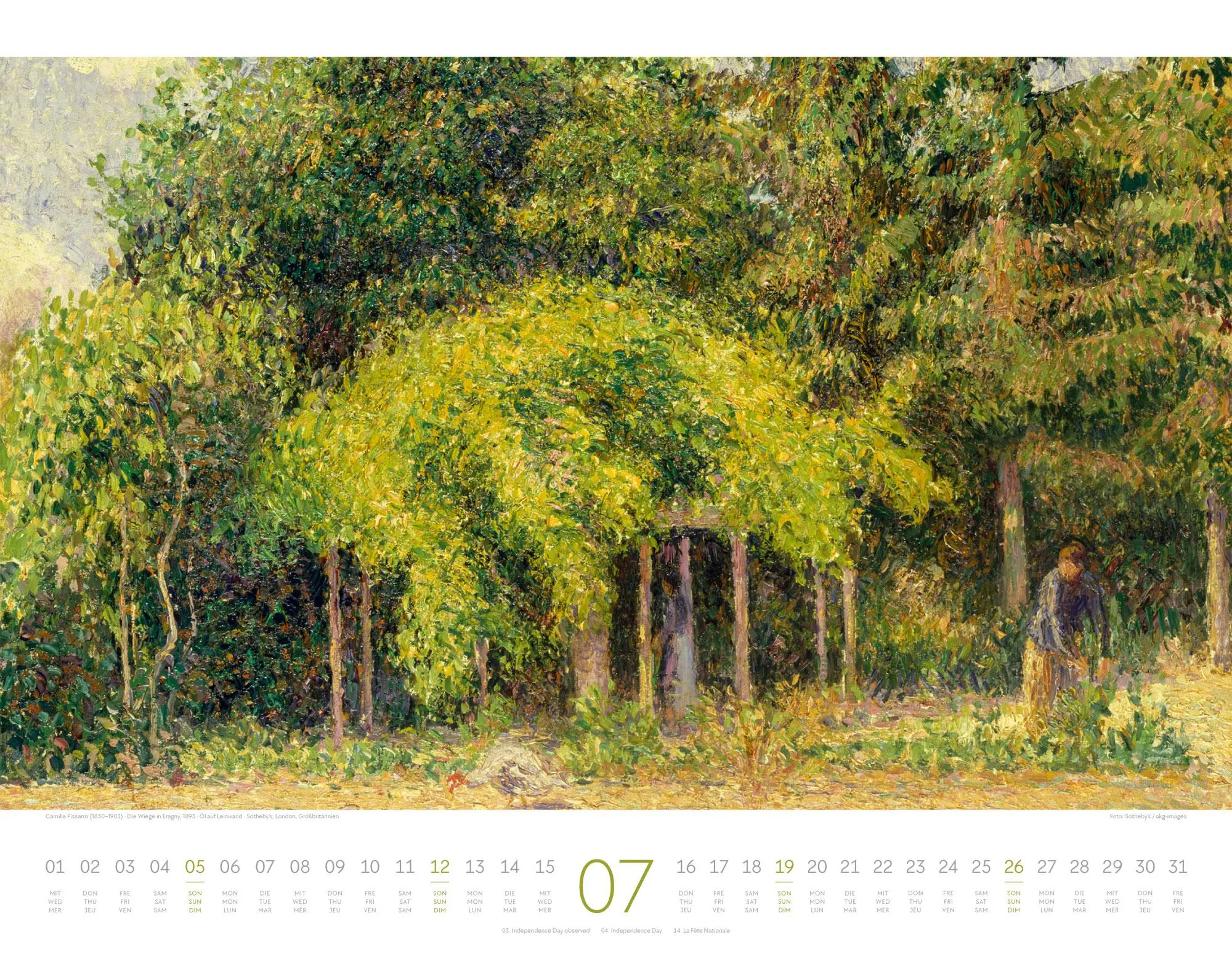 Bild: 9783838426556 | Kunstwerk Wald Kalender 2026 | Ackermann Kunstverlag GmbH | Kalender