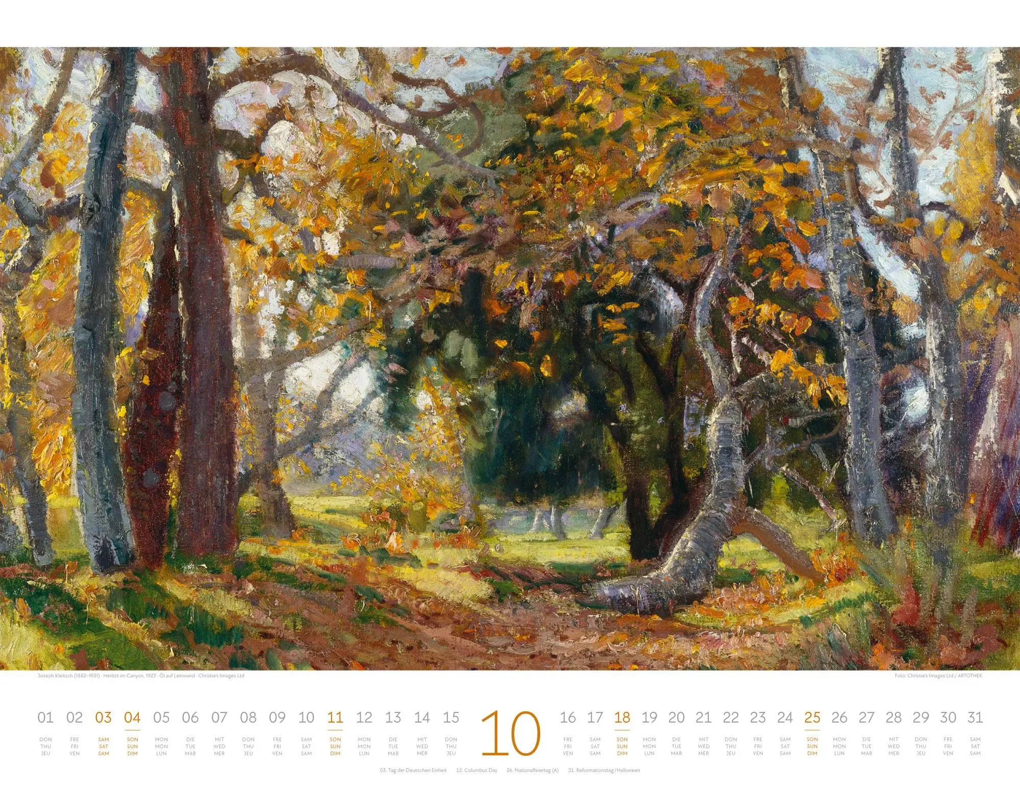 Bild: 9783838426556 | Kunstwerk Wald Kalender 2026 | Ackermann Kunstverlag GmbH | Kalender