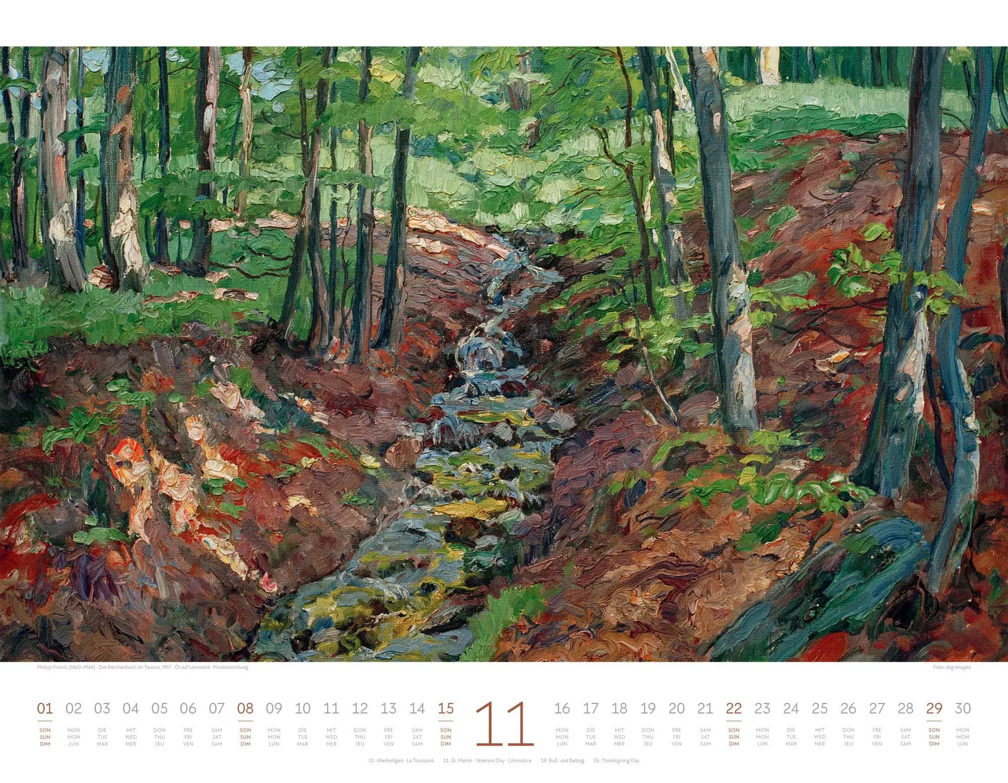 Bild: 9783838426556 | Kunstwerk Wald Kalender 2026 | Ackermann Kunstverlag GmbH | Kalender