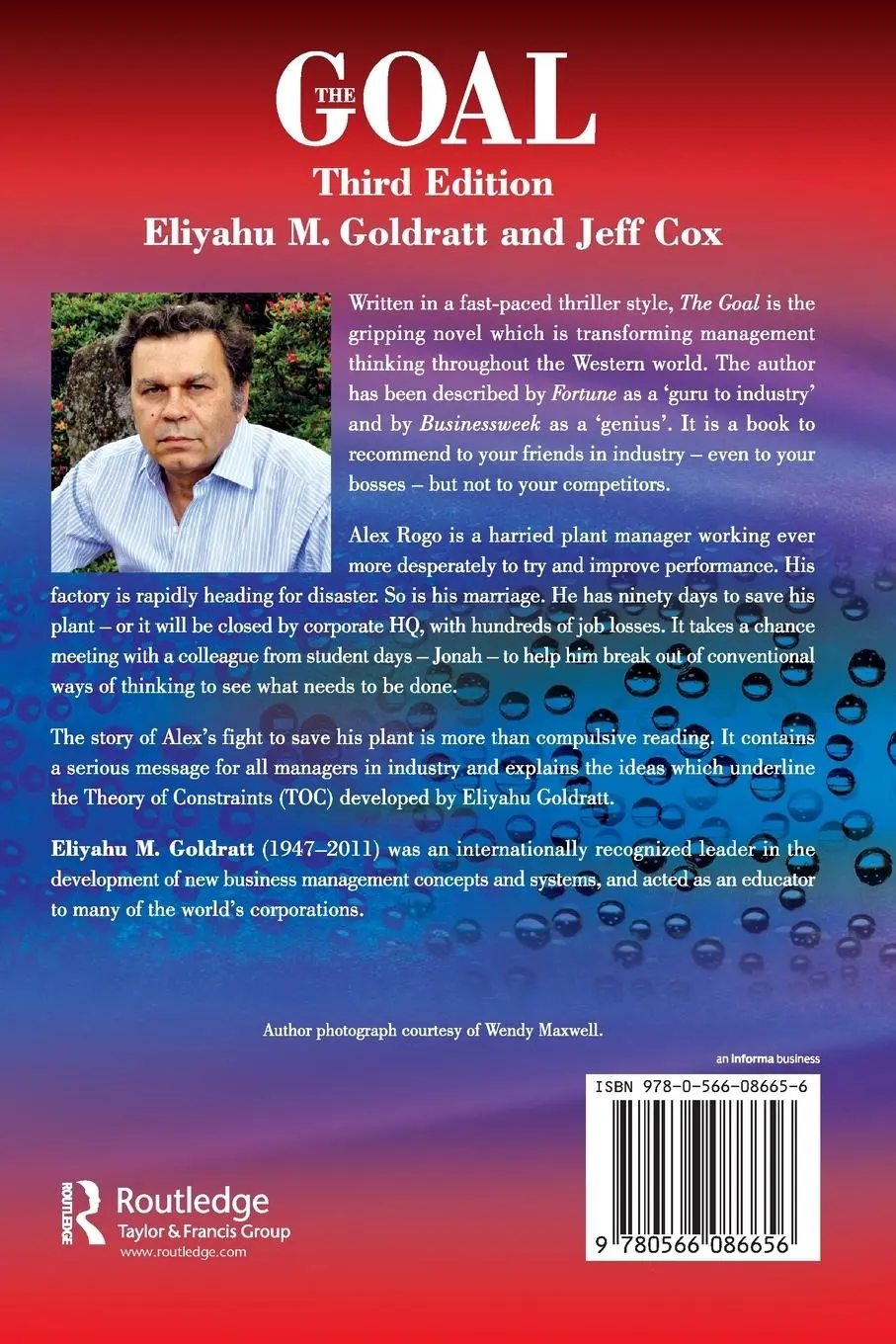 Rückseite: 9780566086656 | The Goal: A Process of Ongoing Improvement | Goldratt (u. a.) | Buch