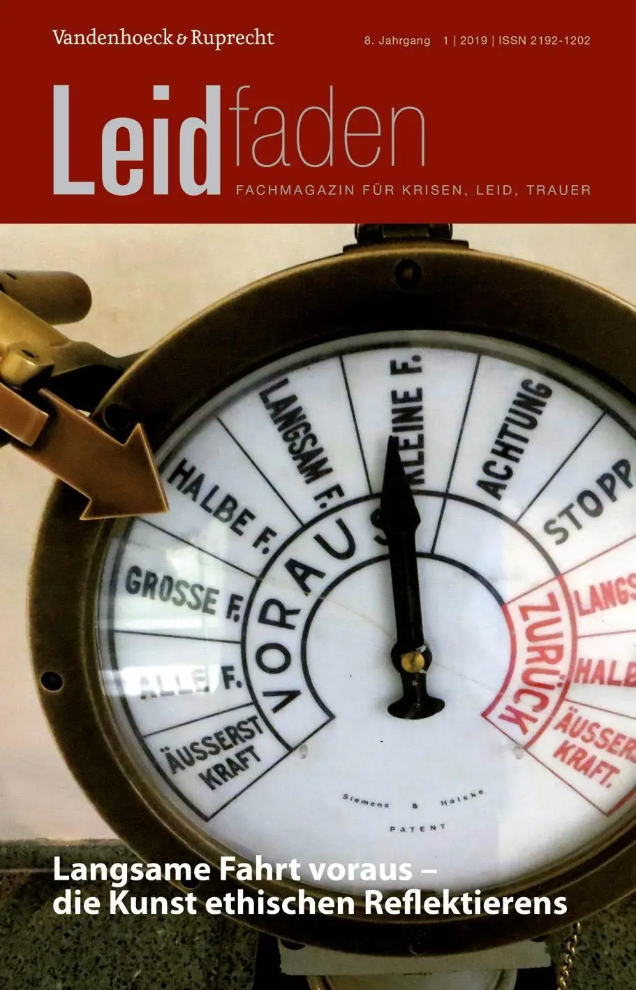 Cover: 9783525406656 | Langsame Fahrt voraus - die Kunst ethischen Reflektierens | Schröer