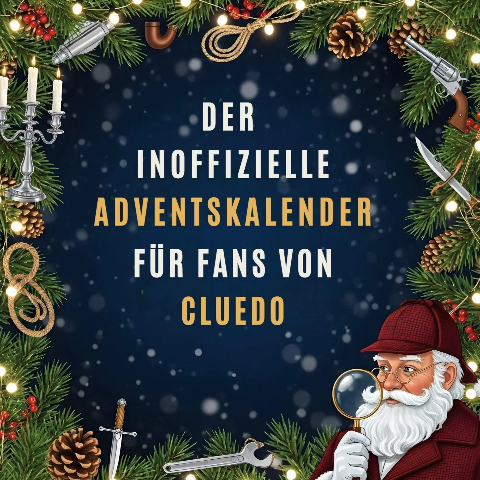 Cover: 9783695316656 | Der inoffizielle Adventskalender für Fans von Cluedo | Clara Krüger