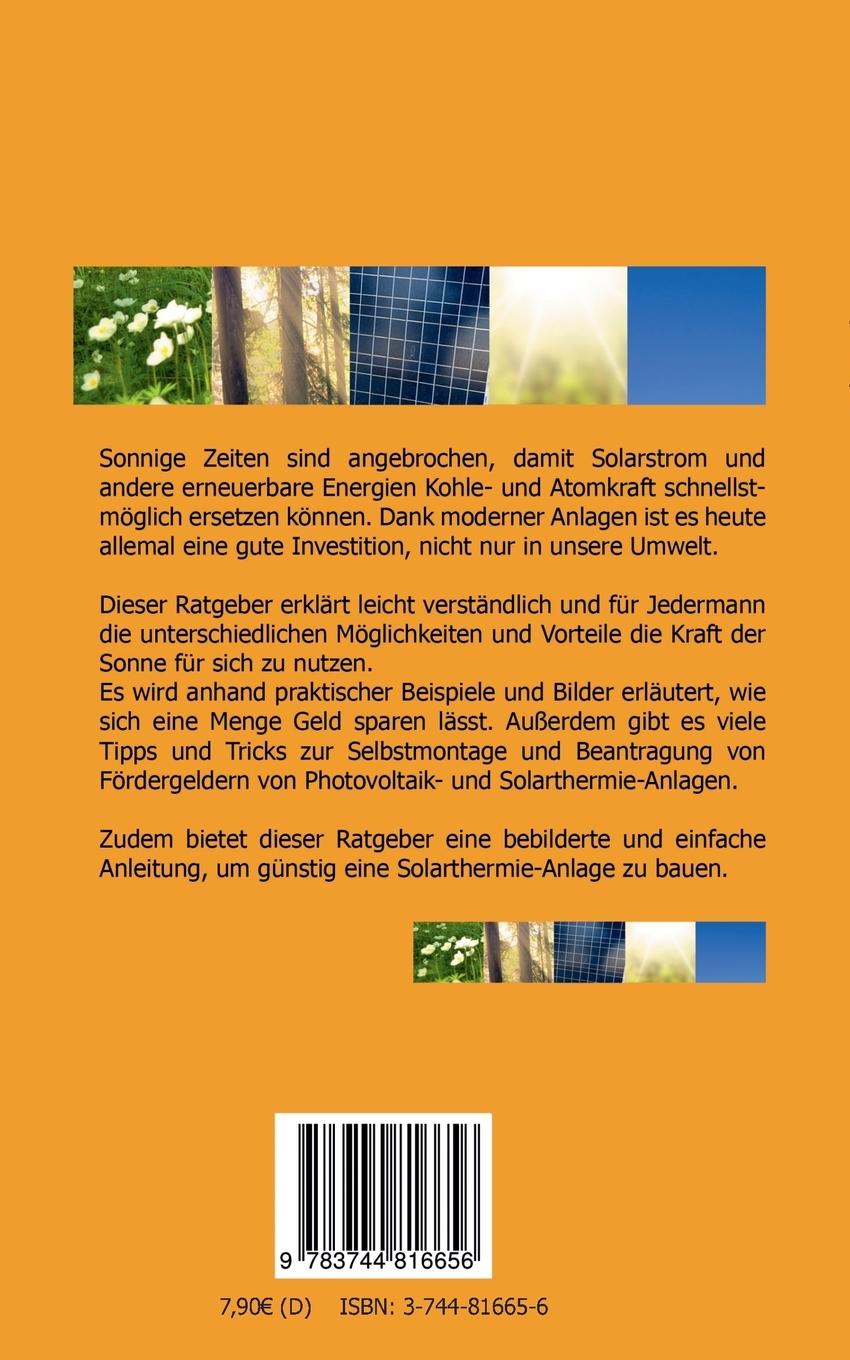 Rückseite: 9783744816656 | Solaranlagen Know-How | Julian Haertl | Taschenbuch | 72 S. | Deutsch