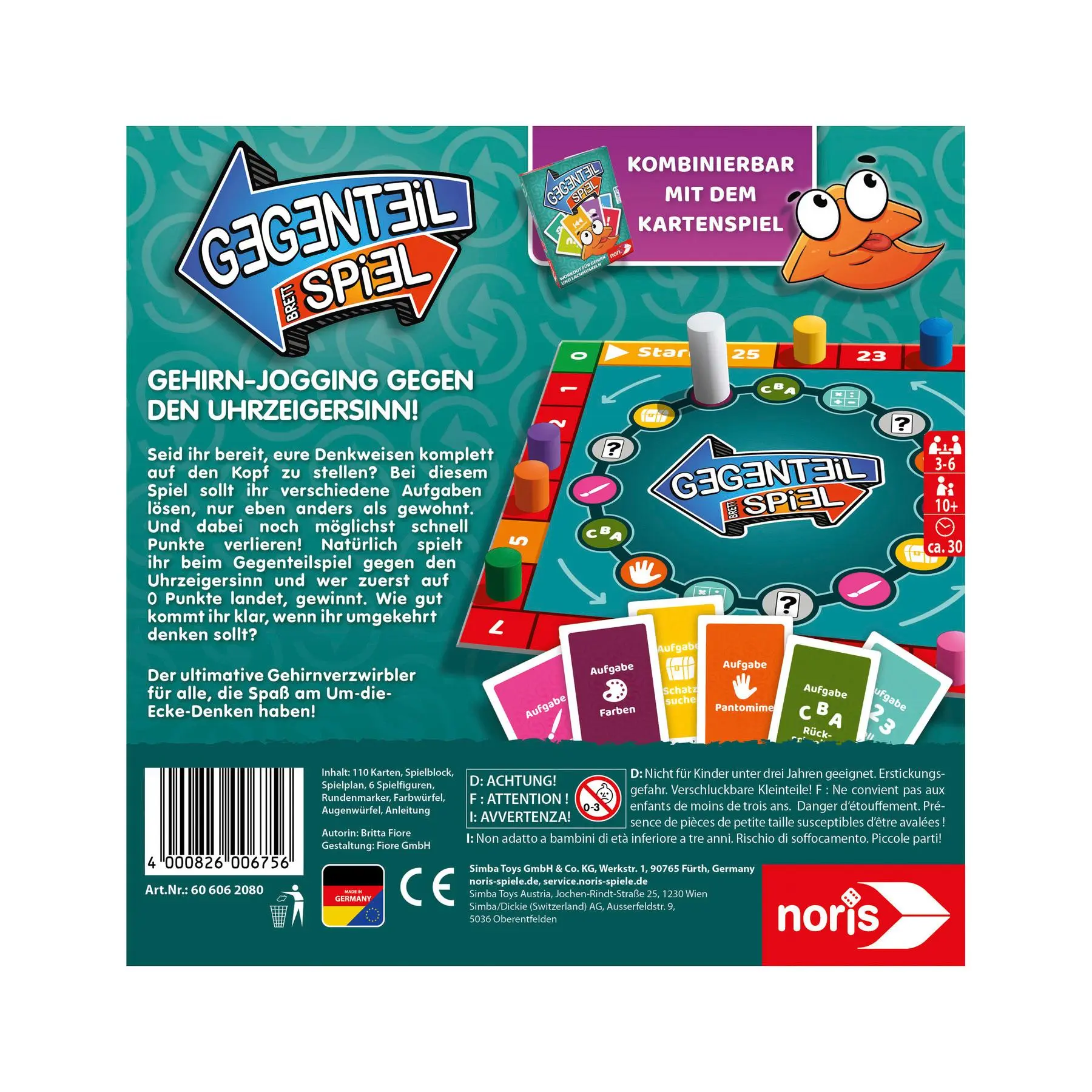 Bild: 4000826006756 | Gegenteil Brettspiel | Spiel | 606062080 | Deutsch | 2025
