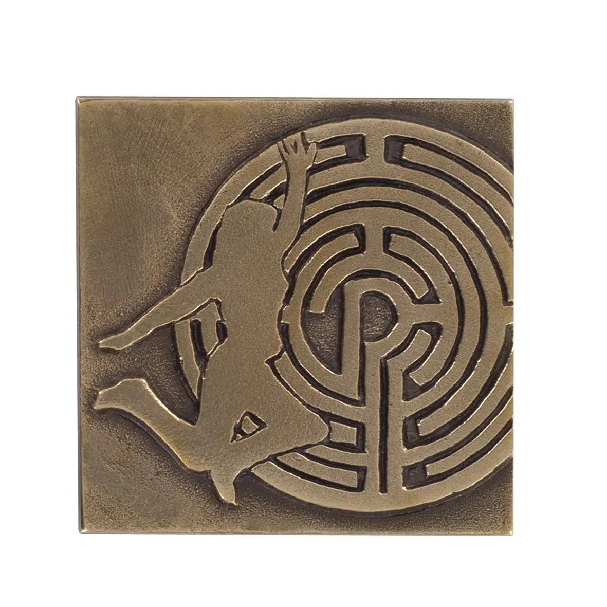 Cover: 4036526646756 | Bronzeplakette 'Labyrinth' | 6 x 6 cm | Deutsch | 2013