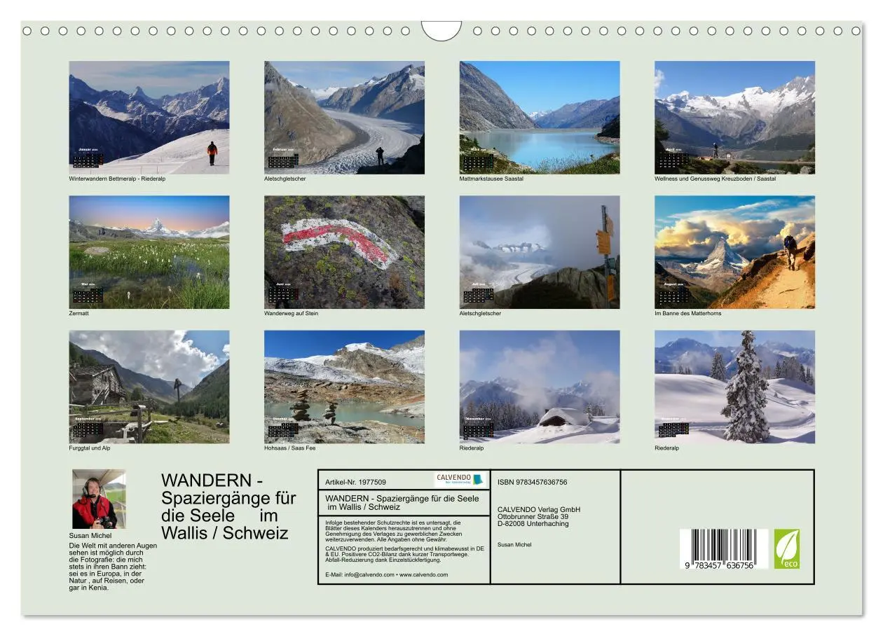 Bild: 9783457636756 | WANDERN - Spaziergänge für die Seele im Wallis / Schweiz...