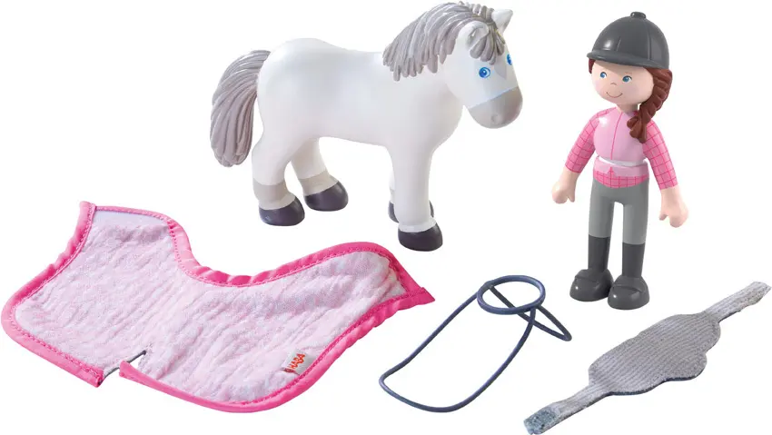 Cover: 4010168256856 | Little Friends Reiterin Sanya und Pferd Saphira | In Faltschachtel