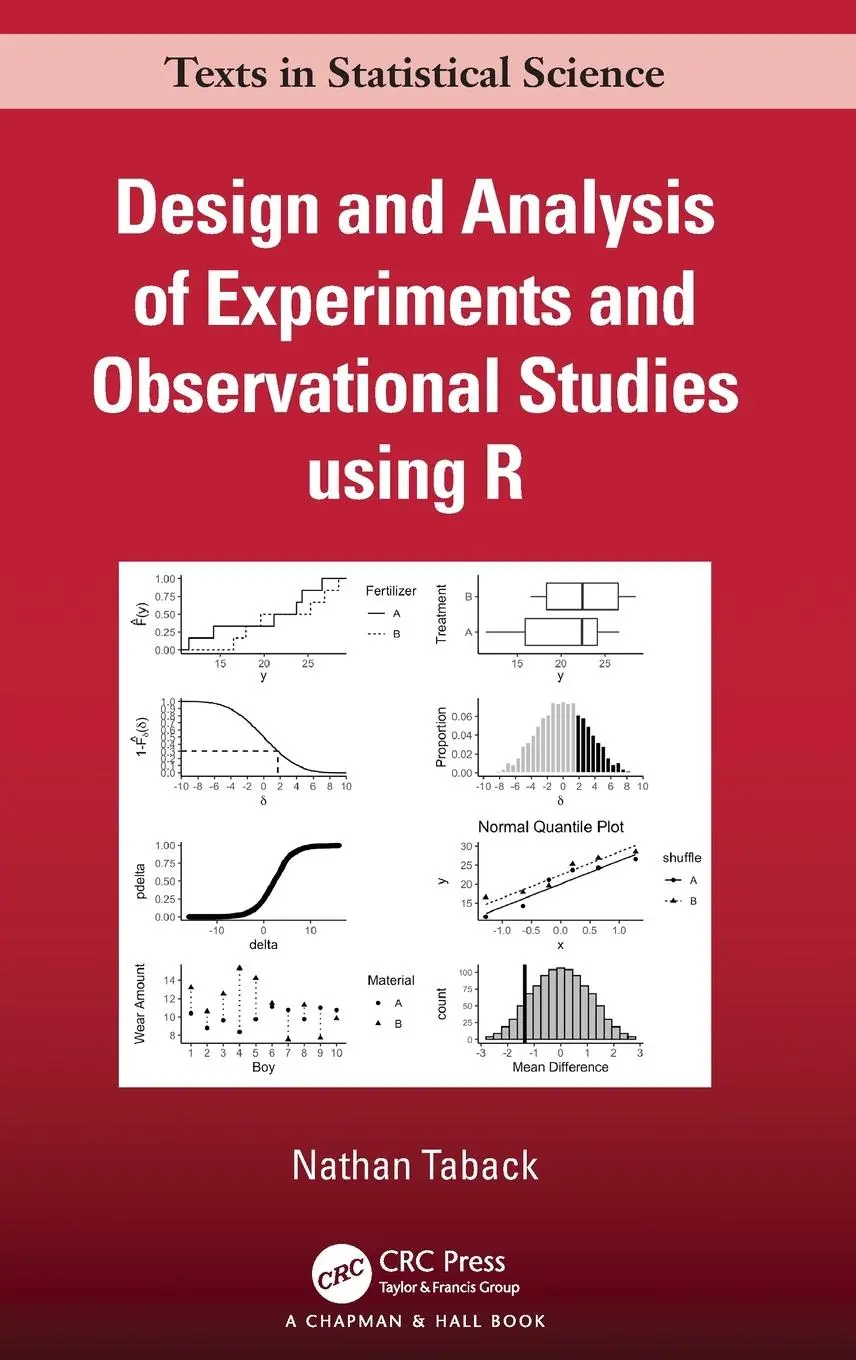 Cover: 9780367456856 | Design and Analysis of Experiments and Observational Studies using R