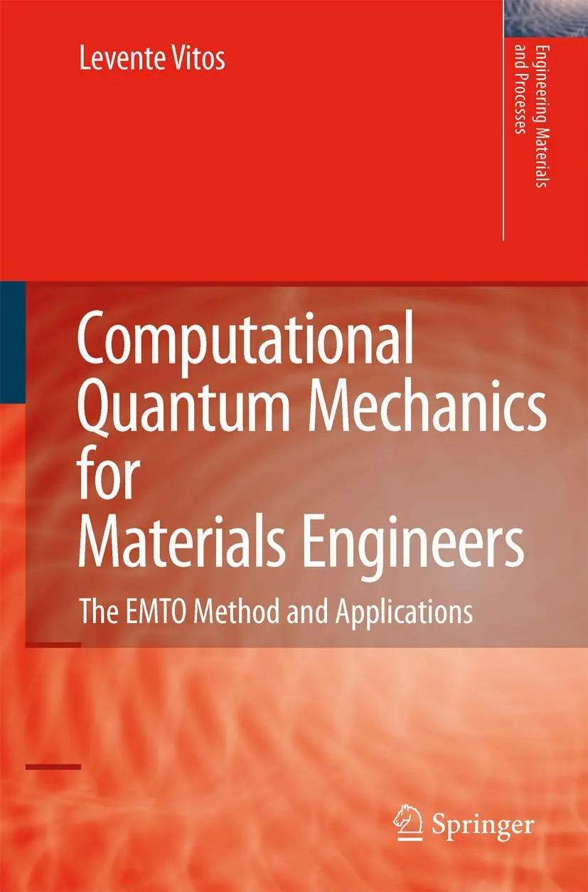 Cover: 9781849966856 | Computational Quantum Mechanics for Materials Engineers | Vitos | Buch