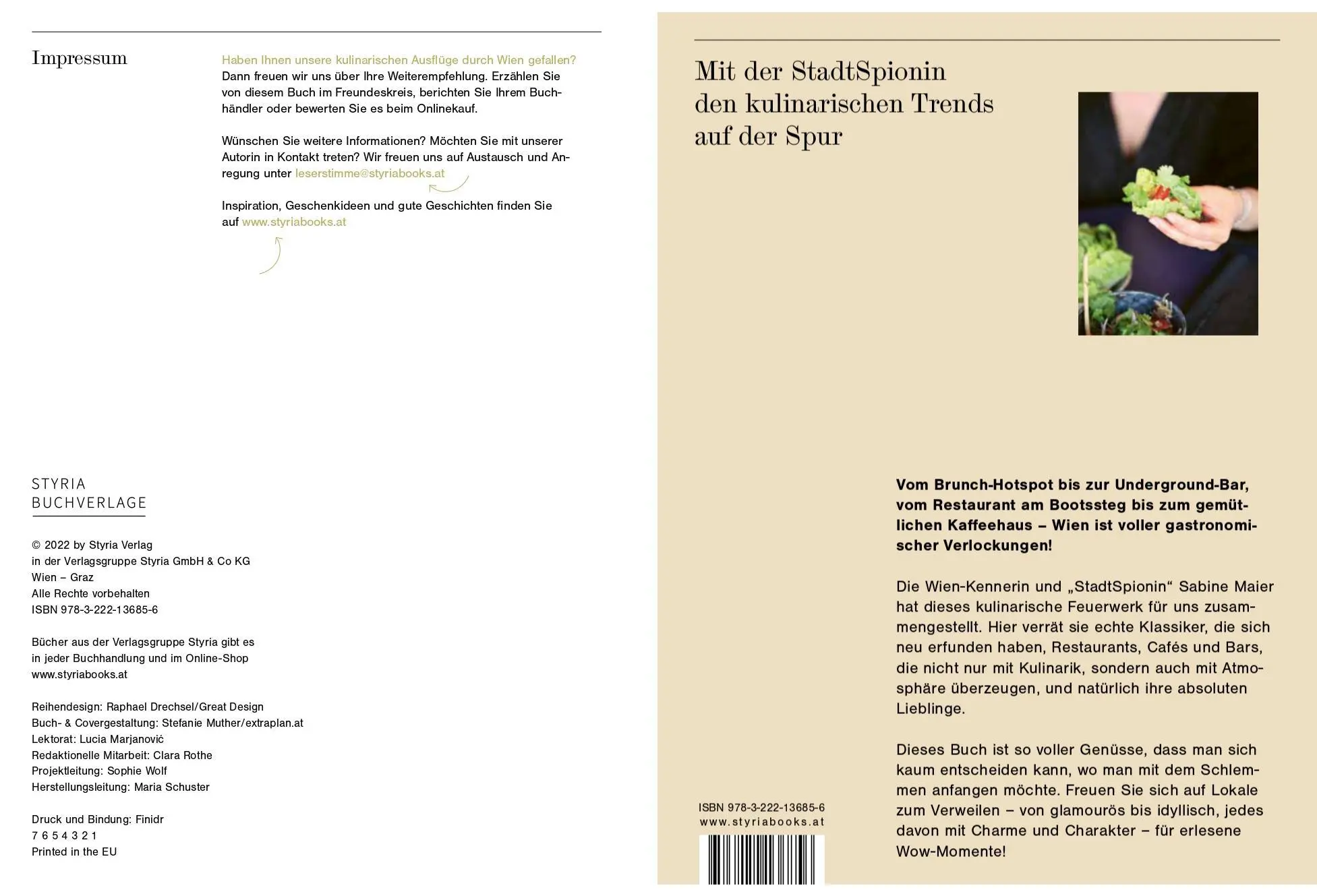 Bild: 9783222136856 | Genießen in Wien | Sabine Maier | Taschenbuch | 192 S. | Deutsch