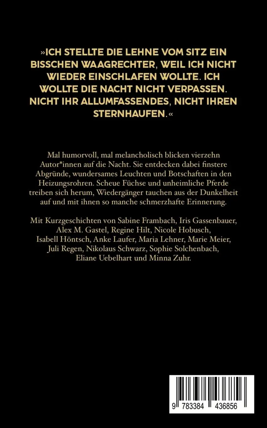 Rückseite: 9783384436856 | Nokturnen im Restlicht | Nachtgeschichten | T. B. Persson (u. a.)