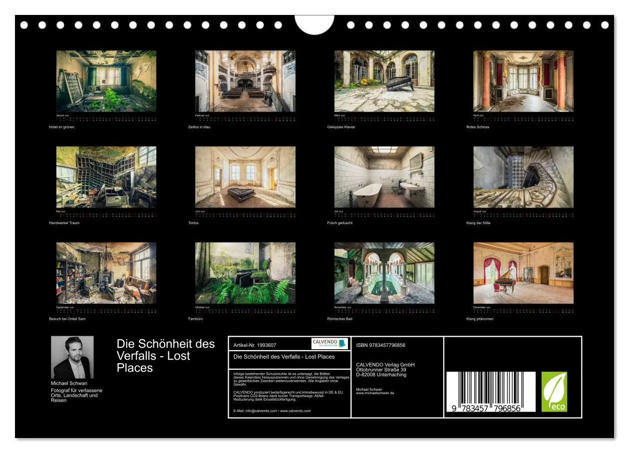 Bild: 9783457796856 | Die Schönheit des Verfalls - Lost Places (Wandkalender 2026 DIN A4...