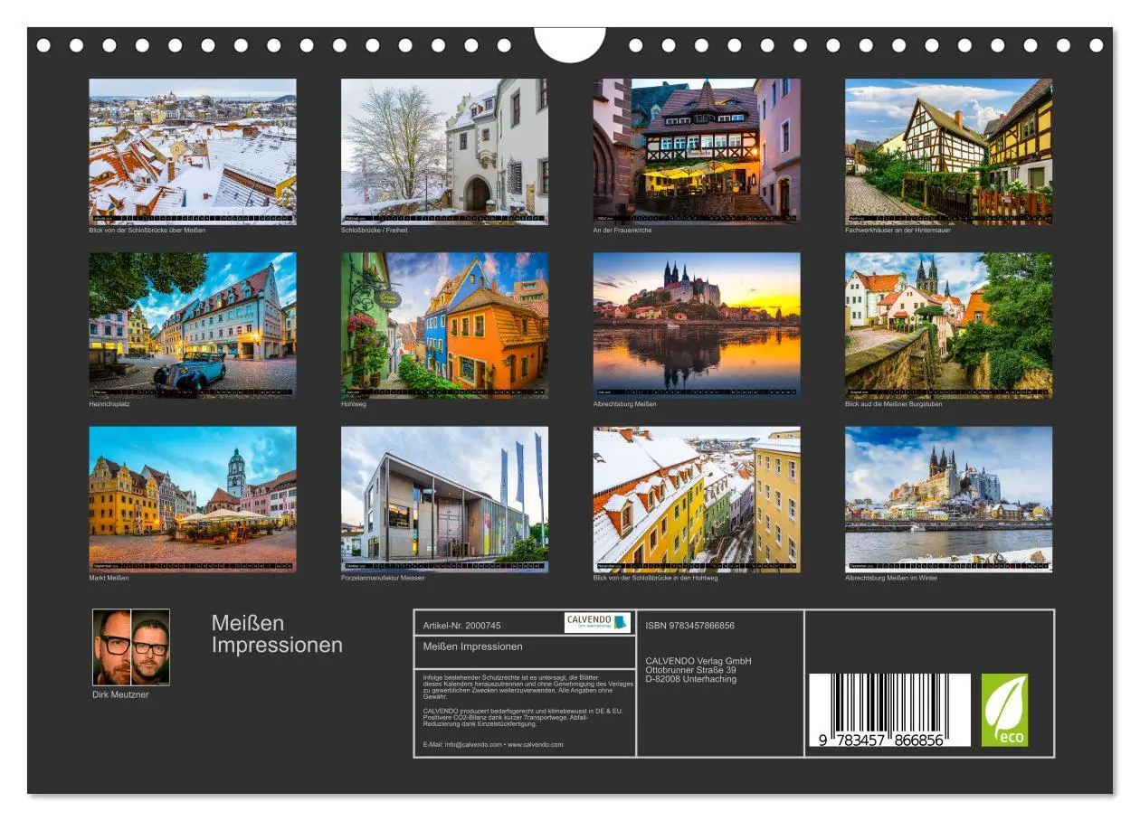 Bild: 9783457866856 | Meißen Impressionen (Wandkalender 2026 DIN A4 quer), CALVENDO...
