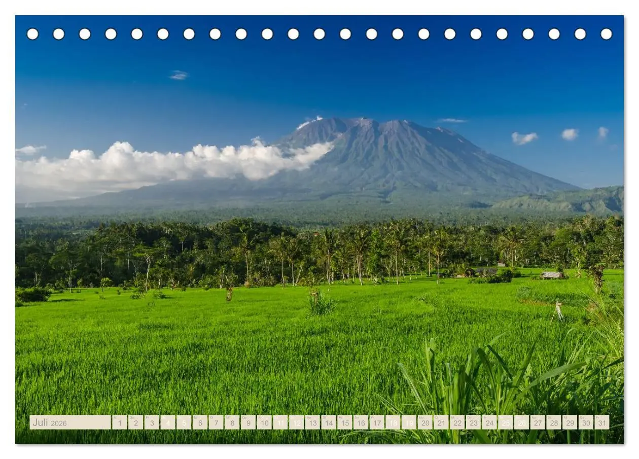 Bild: 9783516196856 | Bali (Tischkalender 2026 DIN A5 quer), CALVENDO Monatskalender | Burri