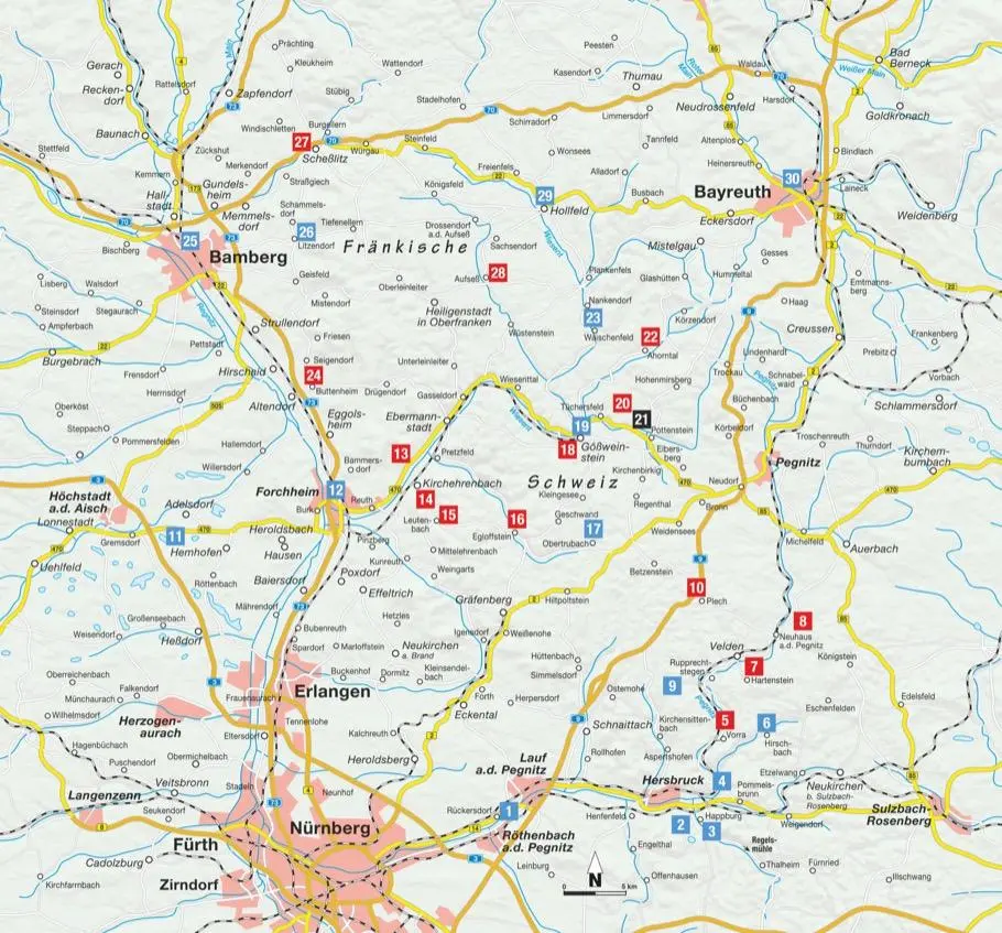 Bild: 9783862466856 | Wanderungen für Senioren Fränkische Schweiz | 30 entspannte Touren