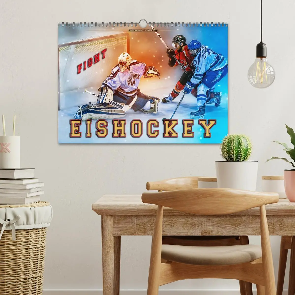Bild: 9783457856956 | Eishockey - Fight (Wandkalender 2026 DIN A3 quer), CALVENDO...