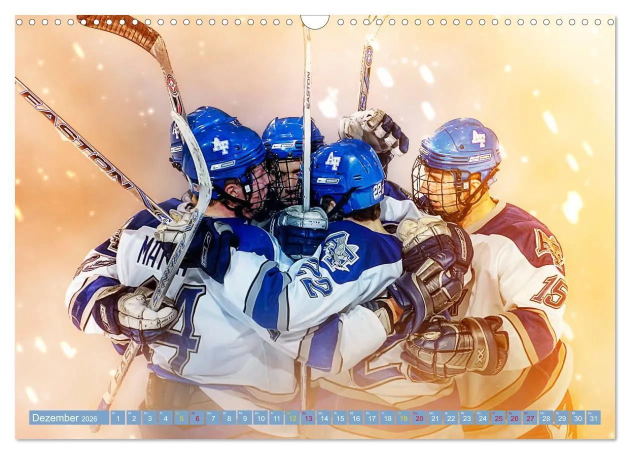 Bild: 9783457856956 | Eishockey - Fight (Wandkalender 2026 DIN A3 quer), CALVENDO...