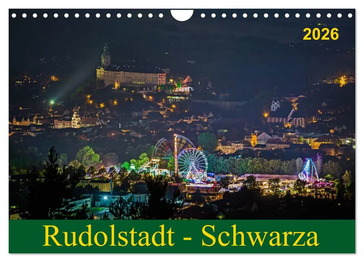 Cover: 9783516016956 | Rudolstadt - Schwarza (Wandkalender 2026 DIN A4 quer), CALVENDO...
