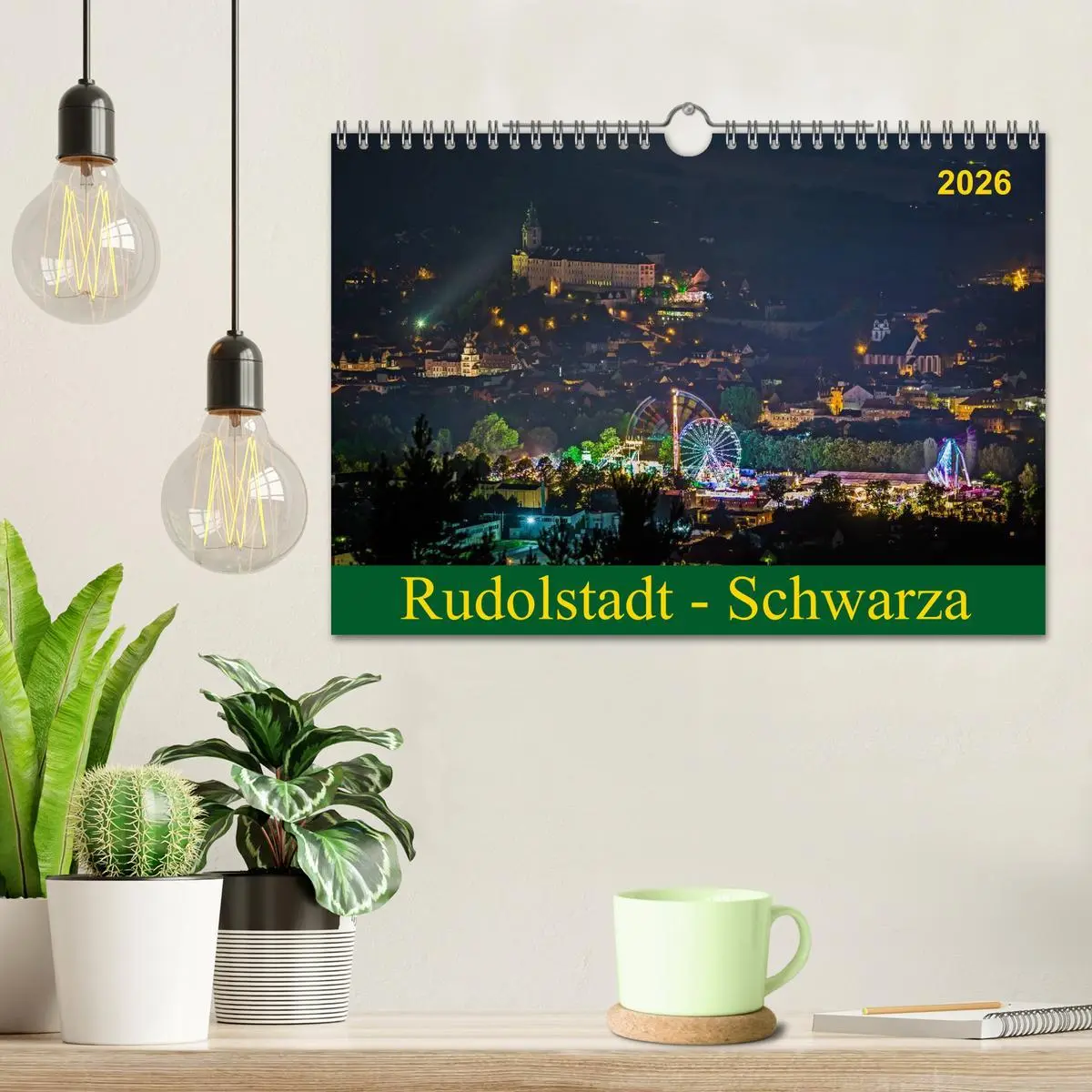 Bild: 9783516016956 | Rudolstadt - Schwarza (Wandkalender 2026 DIN A4 quer), CALVENDO...
