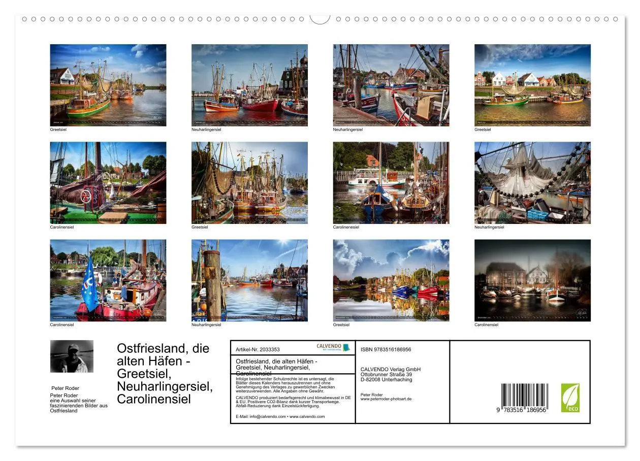 Bild: 9783516186956 | Ostfriesland, die alten Häfen - Greetsiel, Neuharlingersiel,...