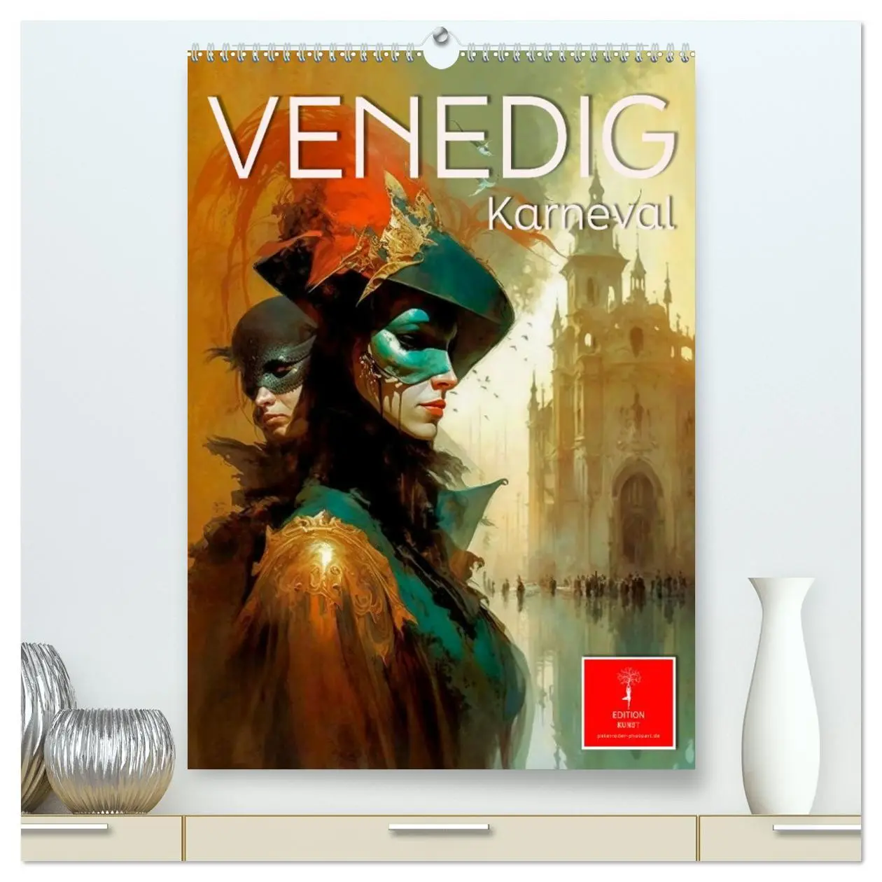 Cover: 9783516326956 | Venedig Karneval (hochwertiger Premium Wandkalender 2026 DIN A2...