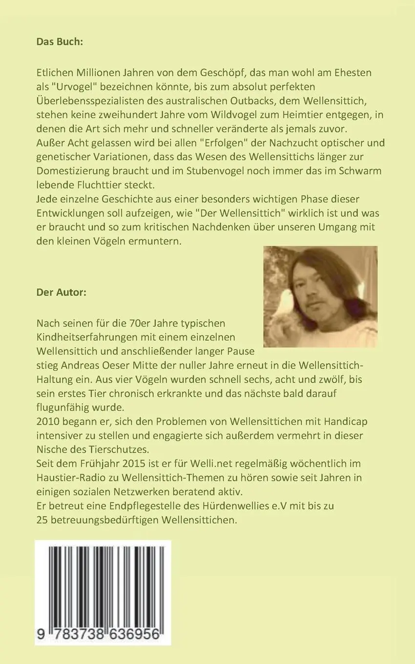 Rückseite: 9783738636956 | Wellensittichs Zeitreise | Andreas Oeser | Taschenbuch | 104 S. | 2015
