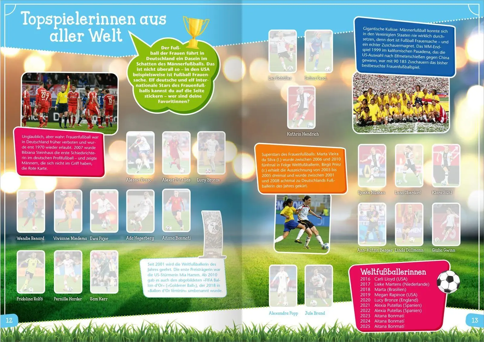 Bild: 9783845866956 | Das große Fußball-Stickerbuch | Sticker &amp; Infos - über 200 Sticker