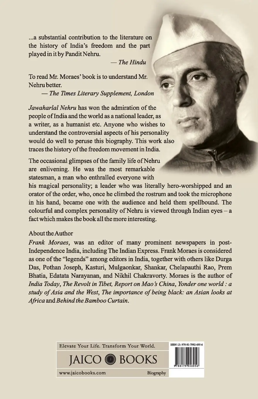 Rückseite: 9788179926956 | Jawaharlal Nehru | Frank Moraes | Taschenbuch | Englisch | 2015